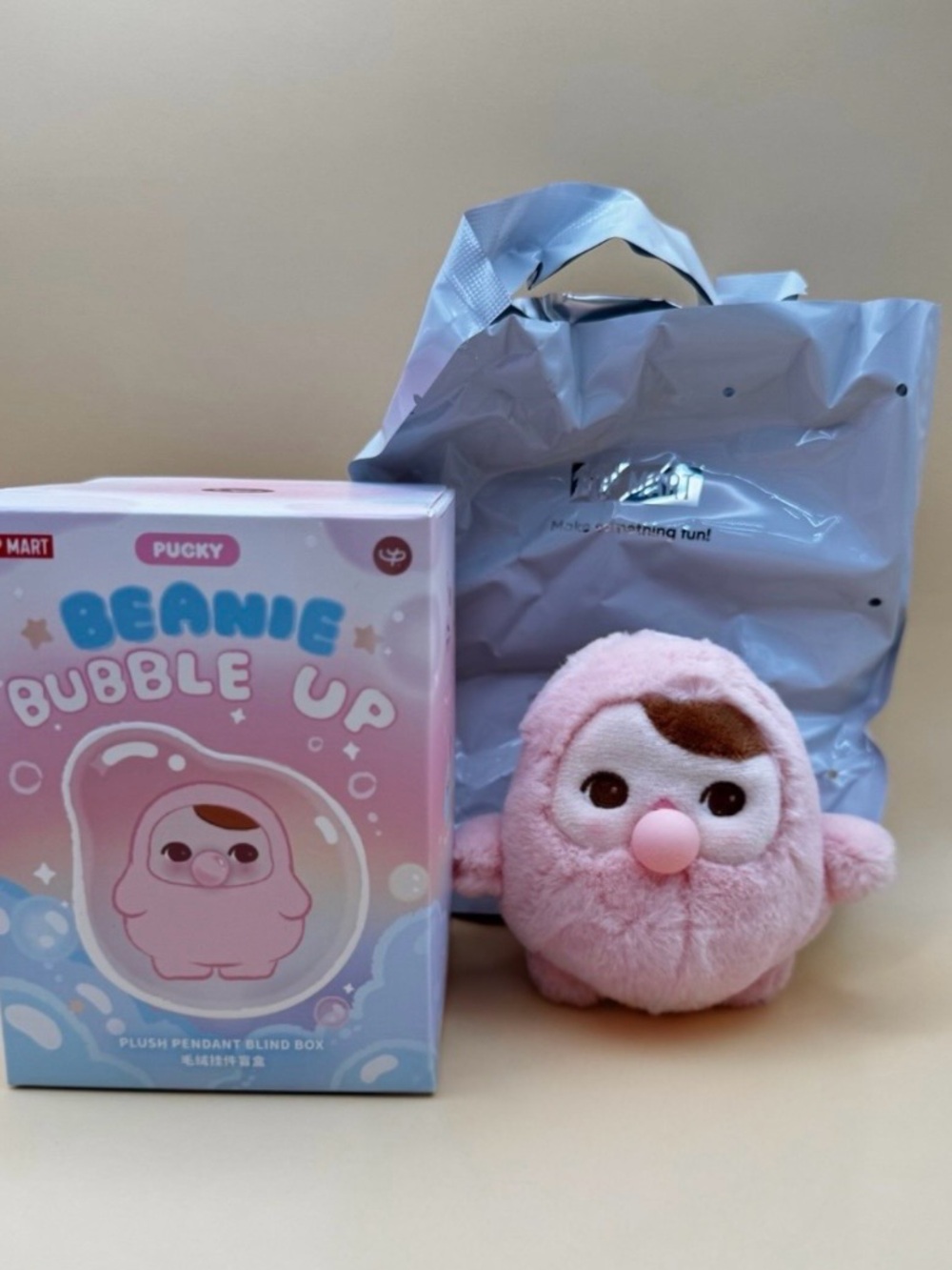 Beanie Bubble Up - Pink !